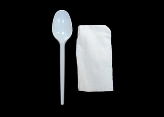 Set lingura + servetel